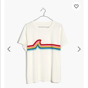 Madewell vintage rainbow wave tee